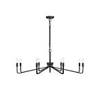 Savoy House Salem 1-6400-8-190 8-Lights 480W Forged Iron Chandelier