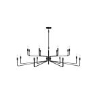 Savoy House Salem 1-6402-16-190 16-Lights 960W Forged Iron Chandelier