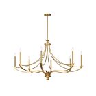 Savoy House Preserve 1-6415-8-322 8-Lights 480W Warm Brass Chandelier