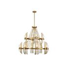 Savoy House 1-9106-12-322 Biltmore 12-Lights 720 Watt Warm Brass Chandelier