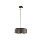 Savoy House 6-1272-4-50 Azores 4-Lights 240W Black Cashmere Convertible Semi Flush Mount or Rod Pendant
