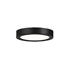 Savoy House Essentials 6-3333-5-BK 1-Light 10W Black Flush Mount