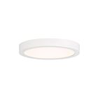 Savoy House Essentials 6-3333-7-WH 1-Light 15W White Flush Mount