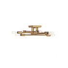 Savoy House 6-7003-8-322 Lyrique 8-Lights 480W Warm Brass Semi Flush Mount