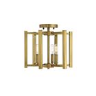 Savoy House Essentials 6-7702-3-322 Benson 3-Lights 180W Warm Brass Semi Flush Mount