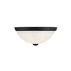 Savoy House Essentials 6-780-11-BK 2-Lights 80W Matte Black Flush mount