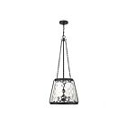 Savoy House Essentials Crawford 7-1804-4-89 4-Lights 240W Matte Black Pendant