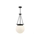 Savoy House Essentials Manor 7-3901-3-89 3-Lights 180W Matte Black Pendant
