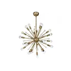 Savoy House Essentials Galea 7-6099-24-322 24-Lights 600W Warm Brass Chandelier