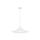 Savoy House Bowdin 7-7639-1-83 1-Light 60W Bisque White Pendant