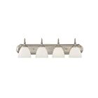 Savoy House Essentials 8-1007-4-SN Herndon 4-Lights 240W Satin Nickel Vanity Light