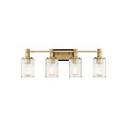 Savoy House 8-1102-4-143 Concord 4-Lights 240W Brass Vanity Light 
