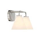 Savoy House 8-2988-2-SN Blair 2-Lights 120W Satin Nickel Bathroom Vanity Light
