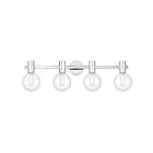Savoy House Essentials 8-3076-4-11 Wright 4-Lights 240W Chrome Vanity Light