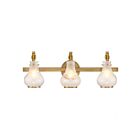 Savoy House 8-4417-3-322 Adams 3-Lights 180W Warm Brass Vanity Light