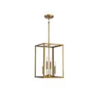 Savoy House Meridian  M30008NB 4-Lights 240W Natural Brass Pendant