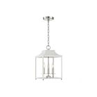 Savoy House Meridian  M30013WHPN 3-Lights 180W White with Polished Nickel Pendant