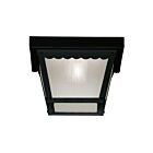 Savoy House Meridian M50058BK 1-Lights 60W Black Outdoor Flush Mount