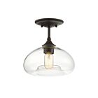 Savoy House Meridian M60017ORB 1-Lights 60W Oil Rubbed Bronze Semi Flush Mount