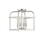 Savoy House Meridian M60061PN 4-Lights 240W Polished Nickel Semi Flush Mount