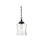 Savoy House Meridian  M70019ORB 1-Lights 60W Oil Rubbed Bronze Mini Pendant