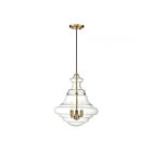 Savoy House Meridian  M70058NB 3-Lights 180W Natural Brass Pendant