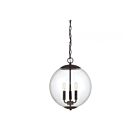Savoy House Meridian  M70060ORB 3-Lights 180W Oil Rubbed Bronze Pendant