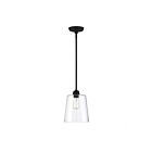 Savoy House Meridian  M70081MBK 1-Lights 60W Matte Black Pendant