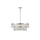 Savoy House Meridian  M7038PN 6-Lights 360W Polished Nickel Pendant