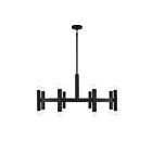 Savoy House Meridian M100103MBK 16-Lights 960W Matte Black Chandelier