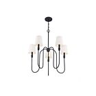 Savoy House Meridian M10077AI 5-Lights 300W Aged Iron Chandelier