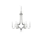 Savoy House Meridian M10083PN 6-Lights 360W Polished Nickel Chandelier