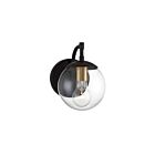 Savoy House Meridian M50033ORBNB 1-Light 60W Oil Rubbed Bronze with Natural Brass Outdoor Wall Lantern