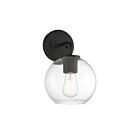 Savoy House Meridian M50044BK 1-Light 60W Matte Black Outdoor Wall Lantern