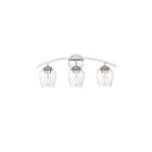 Savoy House Meridian M80032CH 3-Lights 180W Chrome Vanity Light