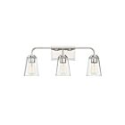 Savoy House Meridian M80044PN 3-Lights 180W Polished Nickel Vanity Light