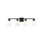 Savoy House Meridian M80056MBK 4-Lights 240W Matte Black Vanity Light