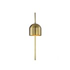 Savoy House Meridian M90045NB 1-Light Natural Brass Wall Sconce