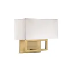 Savoy House Meridian M90095NB 2-Lights Natural Brass Wall Sconce