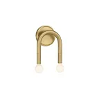 Savoy House Meridian M90099NB 2-Lights Natural Brass Wall Sconce