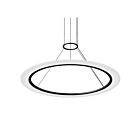 Sonneman 2075.16 3 Lights Bright Satin Aluminum 22W Arctic Rings LED Ring Pendant