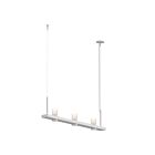 Sonneman 20QWL04C 3 Lights Satin White 14W Intervals Linear Beam Pendant