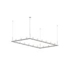 Sonneman 20QWR48C 18 Lights Satin White 82W Intervals Linear Beam Pendant