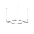Sonneman 20QWS04B 12 Lights Satin White 56W Intervals Linear Beam Pendant