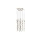 Sonneman 2168.13C 100 Lights Satin Nickel 200W Constellation Cosmic Cube Pendant