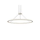 Sonneman 2234.14-35 2 Lights Painted Brass 78W Luna Round LED Pendant