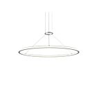 Sonneman 2234.16-27 2 Lights Bright Satin Aluminum 78W Luna Round LED Pendant