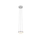 Sonneman 2311.16 Bright Satin Aluminum 8W Corona Ring LED Pendant