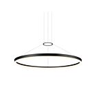 Sonneman 2318.25 Satin Black 45W Corona Ring LED Pendant