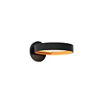 Sonneman 2650.25A 1 Light Satin Black 13W Light Guide Ring LED Sconce
